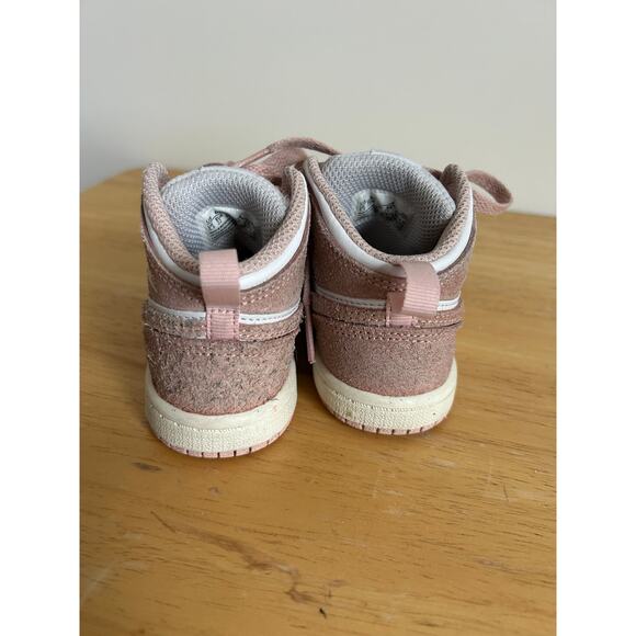 Nike Air Jordan 1 Retro High Sneakers OG Washed Pink - Size 6C Toddler - Picture 10 of 12
